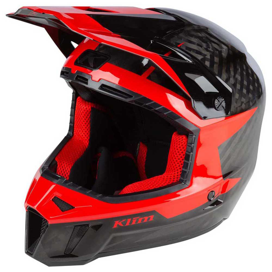 Klim F3 Ripper Visor Red