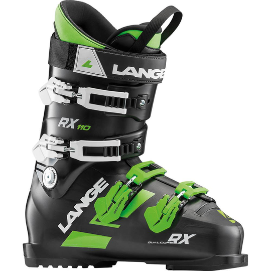 Lange Rx 110 Alpine Ski Boots Black 24.5