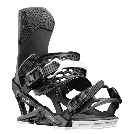Jones Meteorite Surf Series Snowboard Bindings Black L