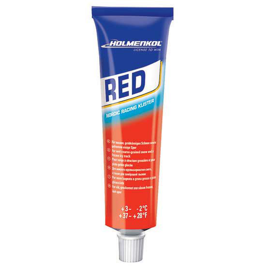 Holmenkol Klister red +3°c/-2°c Wax 60 Ml Red