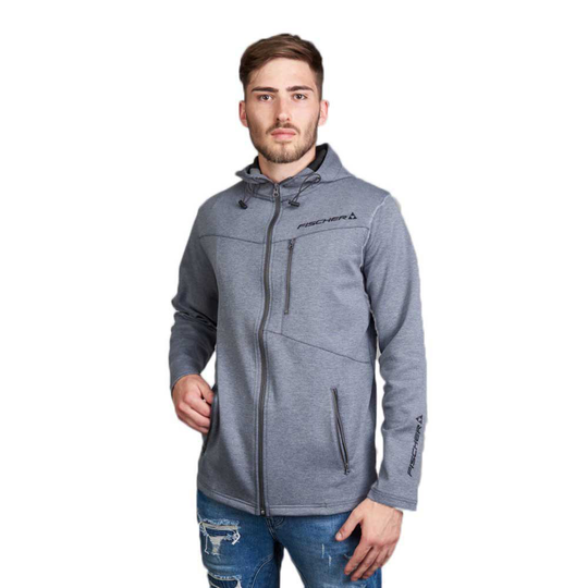 Fischer Schladming Full Zip Sweatshirt Grey L Man