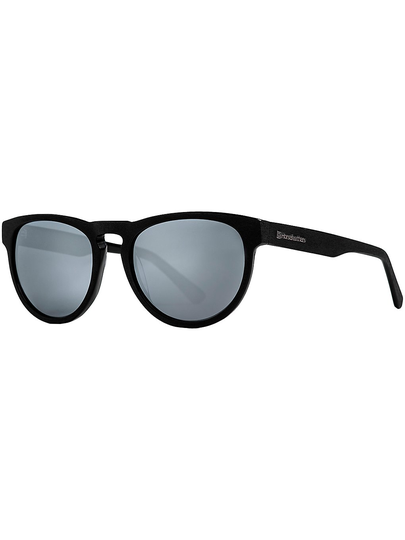 Horsefeathers Ziggy Brushed Black Sunglasses mirror white