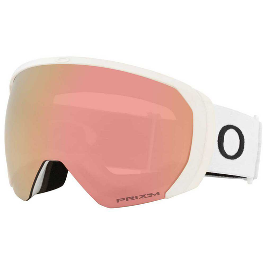 Oakley Flight Path L Prizm Ski Goggles White Prizm Rose Gold Iridium/CAT3