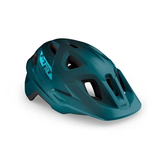 Met Echo Helmet Petrol Blue