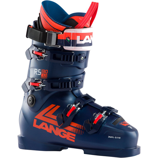 Lange Rs 130 Mv Alpine Ski Boots White 25.0