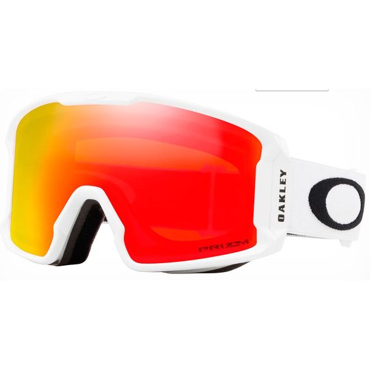 Oakley Line Miner Xm Prizm Snow Ski Goggles White Prizm Snow Torch Iridium/CAT 3