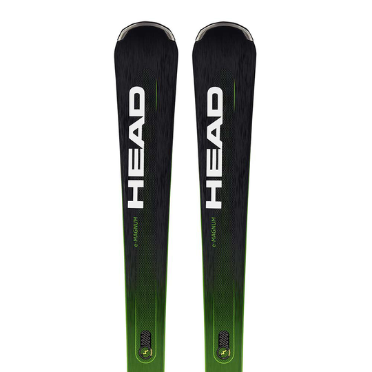 Head Supershape E-magnum+prd 12 Gw Alpine Skis Green 156