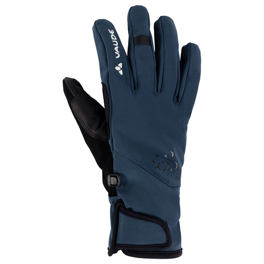 Vaude Lagalp Softshell Ii Gloves Blue 6 Man