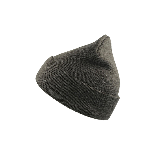 Wind Double Skin Beanie With Turn Up (grey)