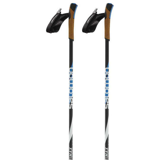 Salomon S/max Carbon Click Poles Black 165 cm