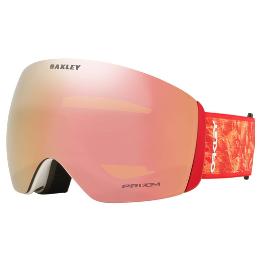 Oakley Flight Deck L Prizm Ski Goggles Orange Prizm Rose Gold/CAT3