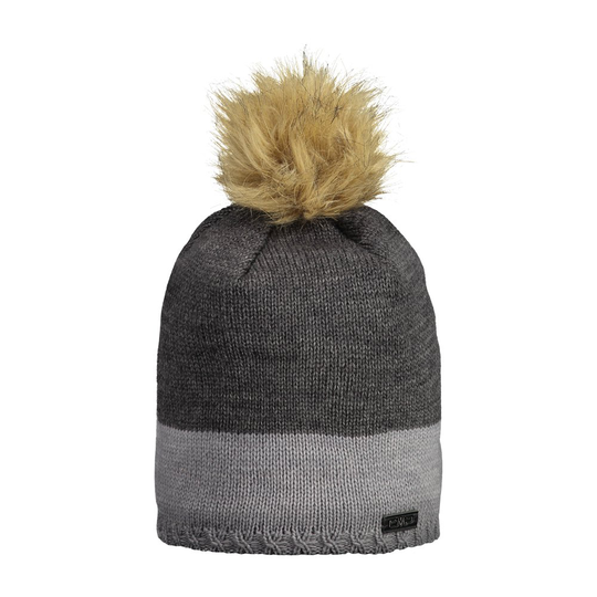 Cmp Knitted 5505229 Beanie Grey Woman