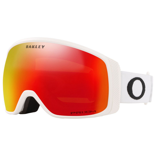 Oakley Flight Tracker Xm Prizm Snow Ski Goggles White Prizm Iridium Snow Torch/CAT3