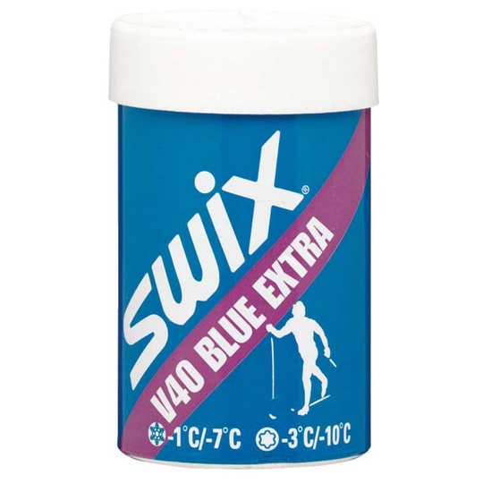 Swix V40 Extra Flexible Wax 45 G White,Blue