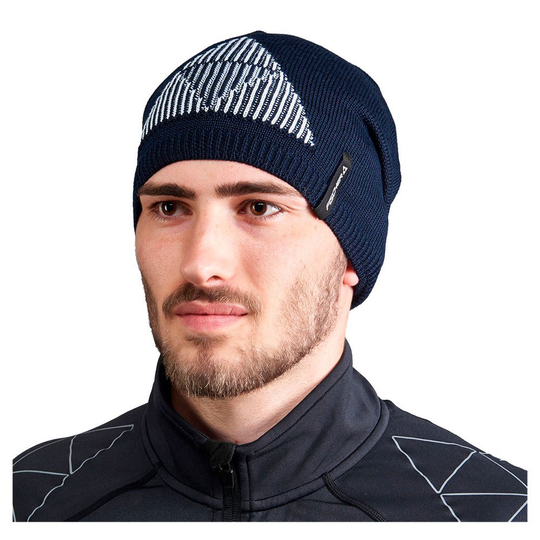 Fischer Long Krimml Beanie Blue Man