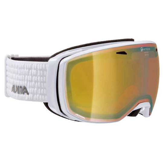 Alpina Estetica Qhm Ski Goggles White Gold/CAT2