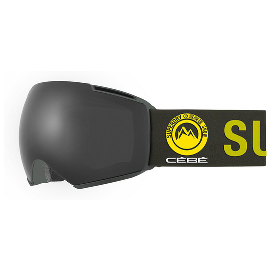 Cebe Icone X Superdry Ski Goggles Black Grey Ultra Black/CAT3 + Amber Flash Mirror/CAT1