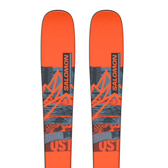 Salomon Qst Spark+c5 Gw Kids Alpine Skis Multicolor 123