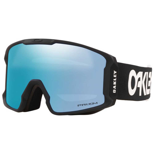 Oakley Line Miner Xl Prizm Snow Ski Goggles Black Prizm Iridium Snow Sapphire/CAT3