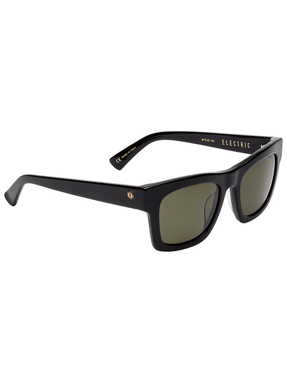 Electric Crasher 49 Gloss Black Sunglasses grey polar