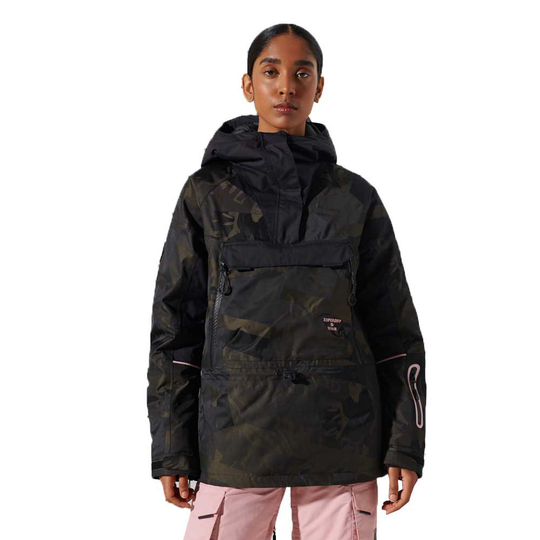 Superdry Freestyle Rescue Overhead Jacket Black XS Woman