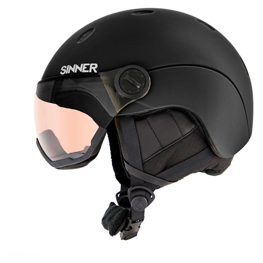 Sinner Titan Visor Trans Helmet Black S / Trans Orange/CAT1-3