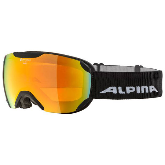 Alpina Pheos S Qhm Ski Goggles Black Ruby Red / Orange QMM Red Sph/CAT2