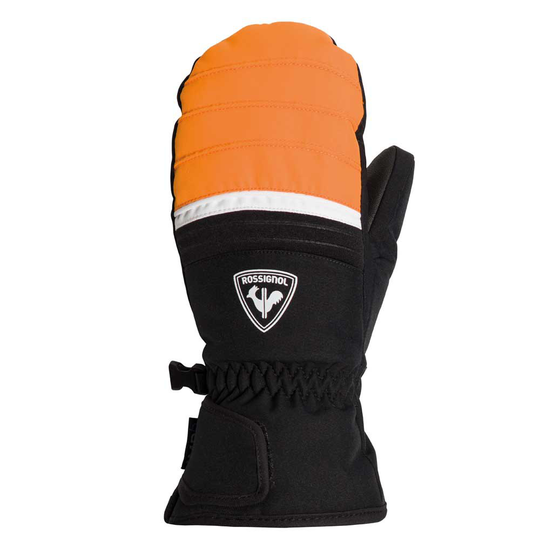 Rossignol Tech Impr Mittens Orange,Black 10 Years Boy