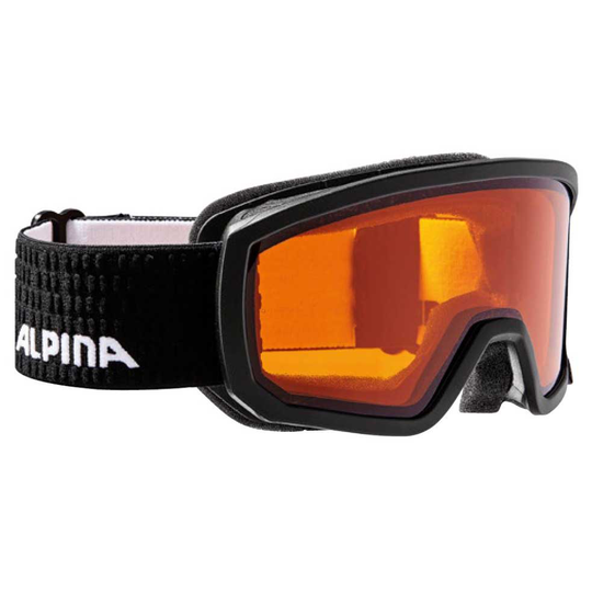 Alpina Scarabeo Ski Goggles Junior Black Doubleflex Hicon/CAT2