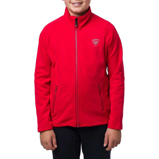 Rossignol Clim Full Zip Sweatshirt Red 10 Years Boy