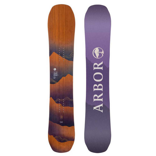 Arbor Swoon Camber Splitboard Brown,Purple 152