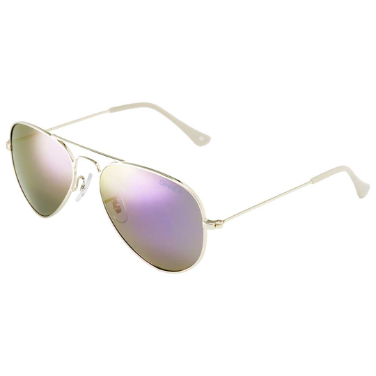 Sinner Amoer Mirror Sunglasses Golden PC Smoke Purple Mirror/CAT3