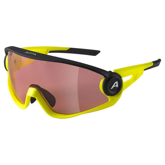 Alpina 5w1ng Q+cm Mirror Sunglasses Yellow Quattroflex+Yellow Mirror/CAT3 Hydrophobic