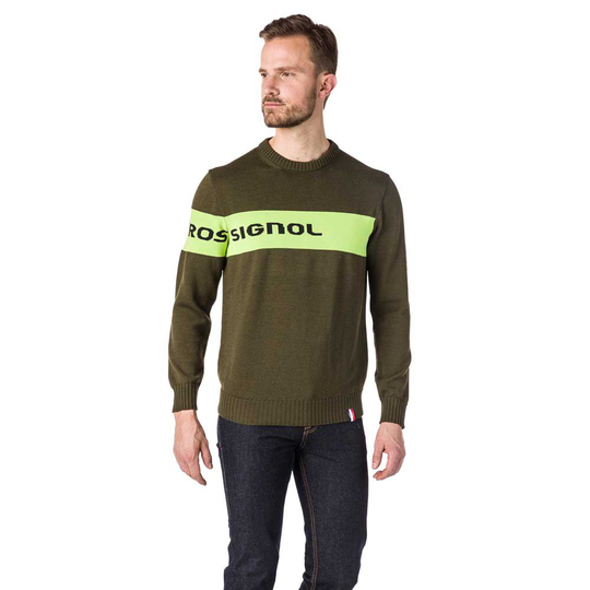 Rossignol Brand Knit Sweater Green XS Man
