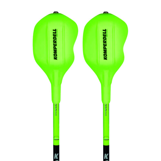 Komperdell Nationalteam Carbon Slalom Poles Green,Black 110 cm