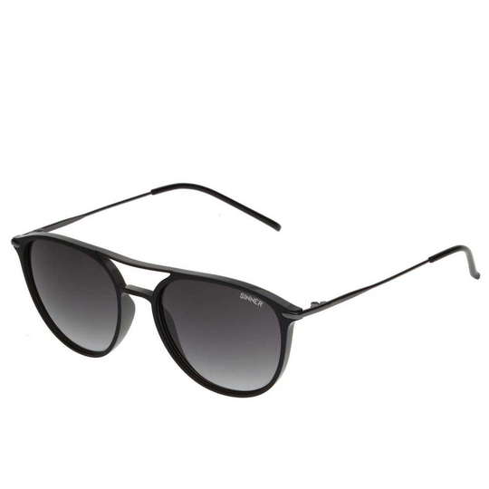 Sinner Carmel Sunglasses Black Gradient Smoke/CAT3