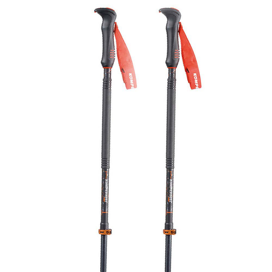 Komperdell Descent Ti Vario Poles Silver 110-140 cm
