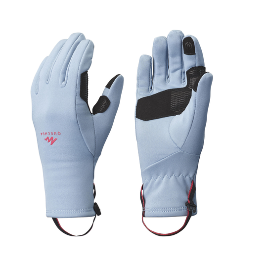 Kids' Touchscreen Compatible Hiking Gloves - Sh500 Stretch - 6-14 Years