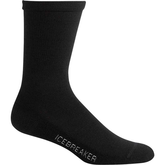 Icebreaker Lifestyle Light Crew Merino Socks Black EU 41-43 Woman