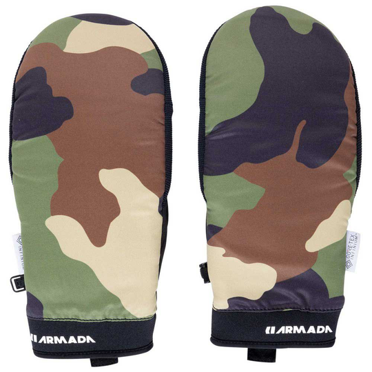 Armada Carmel Windstopper Mittens Green,Brown S Man