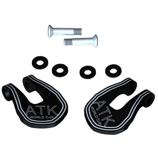 Atk Race Heel Cover Black,Silver