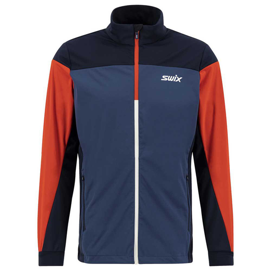 Swix Cross Jacket Blue M Man