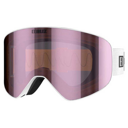 Bliz Flow Ski Goggles Golden Smoke With Pink Multicoating/CAT3