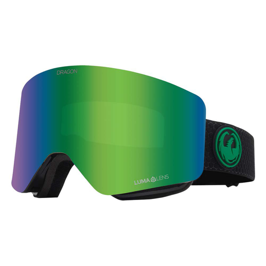 Dragon Alliance R1 Otg Bonus Ski Goggles Green Lumalens Een Ion/CAT3+Amber/CAT2