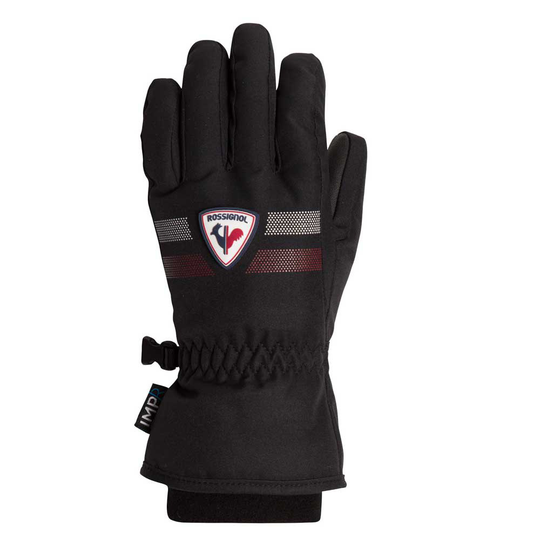 Rossignol Roc Impr Gloves Black 6 Years Boy