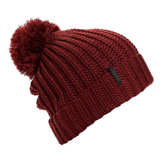 Armada Chunk Pom Beanie Red Woman