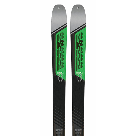 K2 Wayback 88 Touring Skis Green 174
