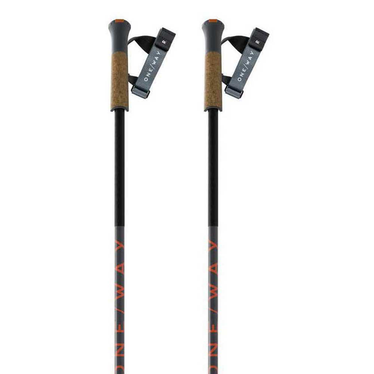 Fischer Fr Carbon Vario Mag Poles Orange 110-145 cm