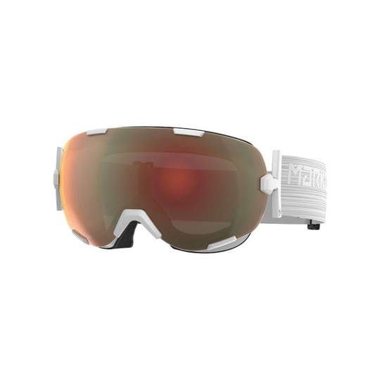 Marker Projector Ski Goggles White Surround Mirror/CAT3