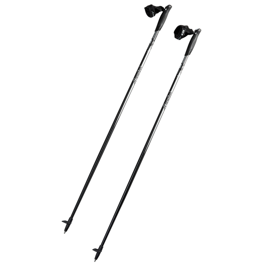 Nw P100 Nordic Walking Poles - Black/grey
